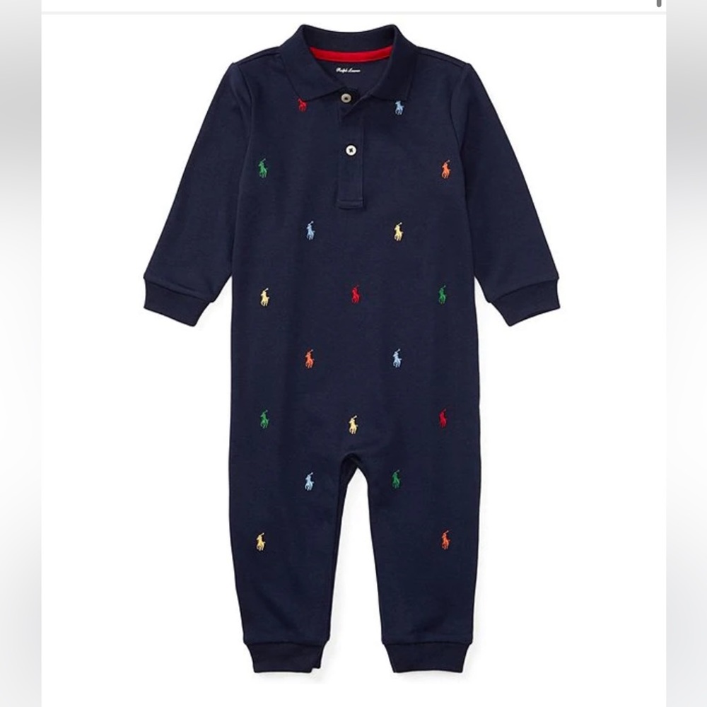 Ralph Lauren embroidered coverall NWT